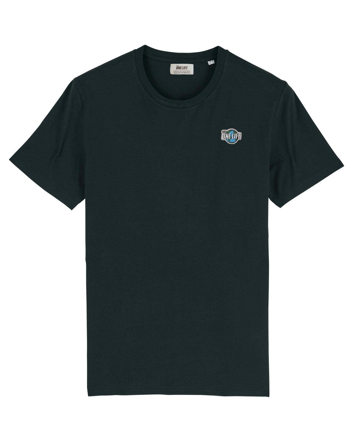 T-SHIRT BRODERIE NOIR